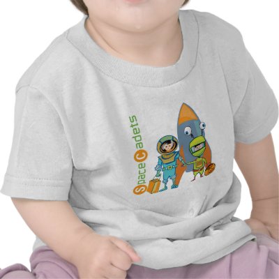 Halloween Space Cadets Tshirt by AHalloweenTrail