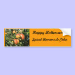 Halloween Spiced Cider Label bumper stickers