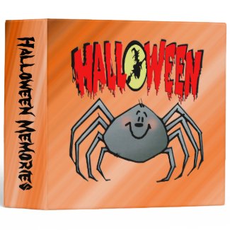 Halloween Spider Binder