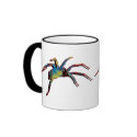 Halloween spider creepy crawly coffee mugs