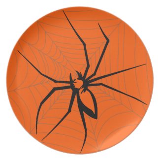 Halloween Spider Plate