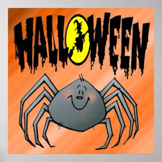 Halloween Spider Poster