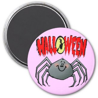 Halloween Spider Refrigerator Magnet