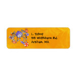 Halloween Spider Return Address Label