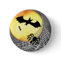 HALLOWEEN SPIDERS & BATS Button