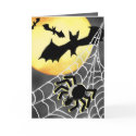 HALLOWEEN SPIDERS & BATS Card