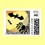 HALLOWEEN SPIDERS & BATS Custom Postage