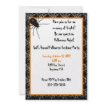 Halloween Spiders Invitation
