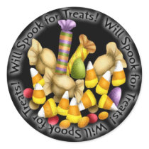 halloween spook candy stickers