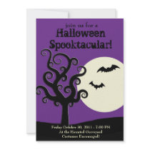 Halloween Spooktacular- Purple Invitations