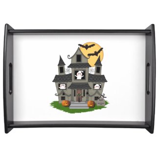 Halloween Spooky House Food Tray