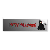 Halloween Spooky Kitty Bumper Sticker bumper stickers