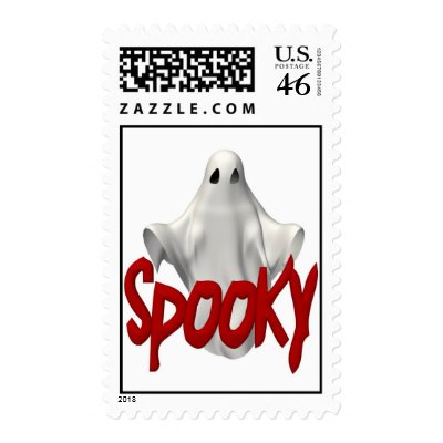 Halloween Spooky Postage by forbes1954