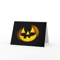 Halloween Spooky Pumpkin - Blank Card