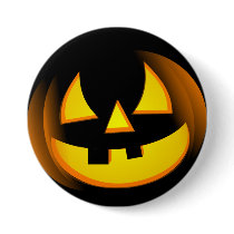 Halloween - Spooky Pumpkin Pinback Buttons