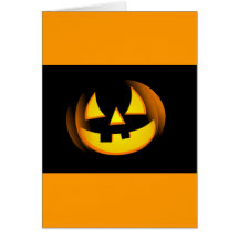 Halloween - Spooky Pumpkin Greeting Card