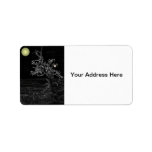 Halloween Spooky Tree Address Label