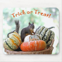 Halloween Squirrel Mousepad