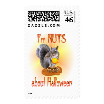 Halloween Squirrel postage
