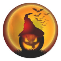 Halloween Round Stickers
