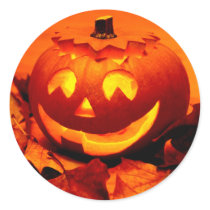 halloween round stickers