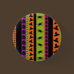 Halloween Stripes Button buttons