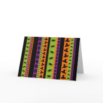Halloween Stripes Card by 13BlackCatsDesigns Halloween Stripes Card