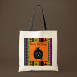 Halloween Stripes Jack O'Lantern Bag bags