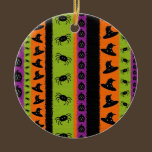 Halloween Stripes Ornament ornaments