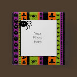 Halloween Stripes Photo Button buttons
