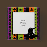 Halloween Stripes Photo Button buttons