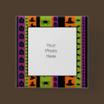 Halloween Stripes Photo Button buttons