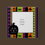 Halloween Stripes Photo Button buttons