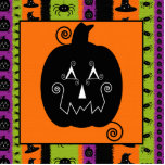 Halloween Stripes Pumpkin Ornament photo sculptures