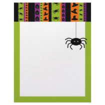 Halloween Stripes Spider Letterhead by 13BlackCatsDesigns Halloween Stripes Spider Letterhead