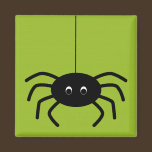 Halloween Stripes Spider Magnet magnets