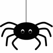 Halloween Stripes Spider Ornament photo sculptures