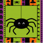 Halloween Stripes Spider Ornament photo sculptures