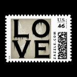 Halloween Style Love Postage Stamps
