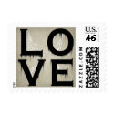 Halloween Style Love Postage Stamps