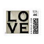 Halloween Style Love Postage Stamps