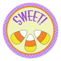 Halloween Sweet Candy Corn Sticker