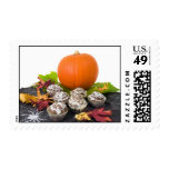 Halloween Table Postage Stamp