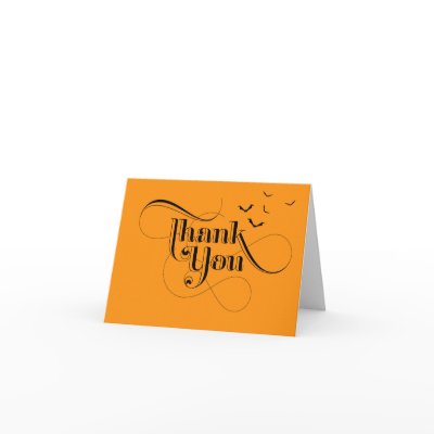 Halloween Thank You Cards