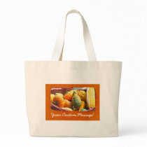 Halloween Thanksgiving Harvest 3 Canvas Bags