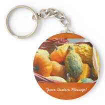 Halloween Thanksgiving Harvest 3 Keychains