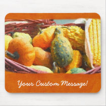 Halloween Thanksgiving Harvest 3 Mousepad