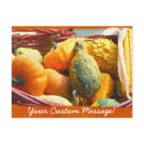 Halloween Thanksgiving Harvest 3 postcards