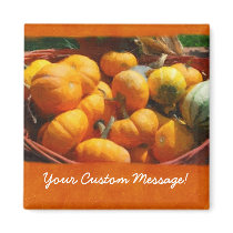 Halloween Thanksgiving Harvest 4 Magnets