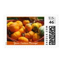 Halloween Thanksgiving Harvest 4 Postage Stamp